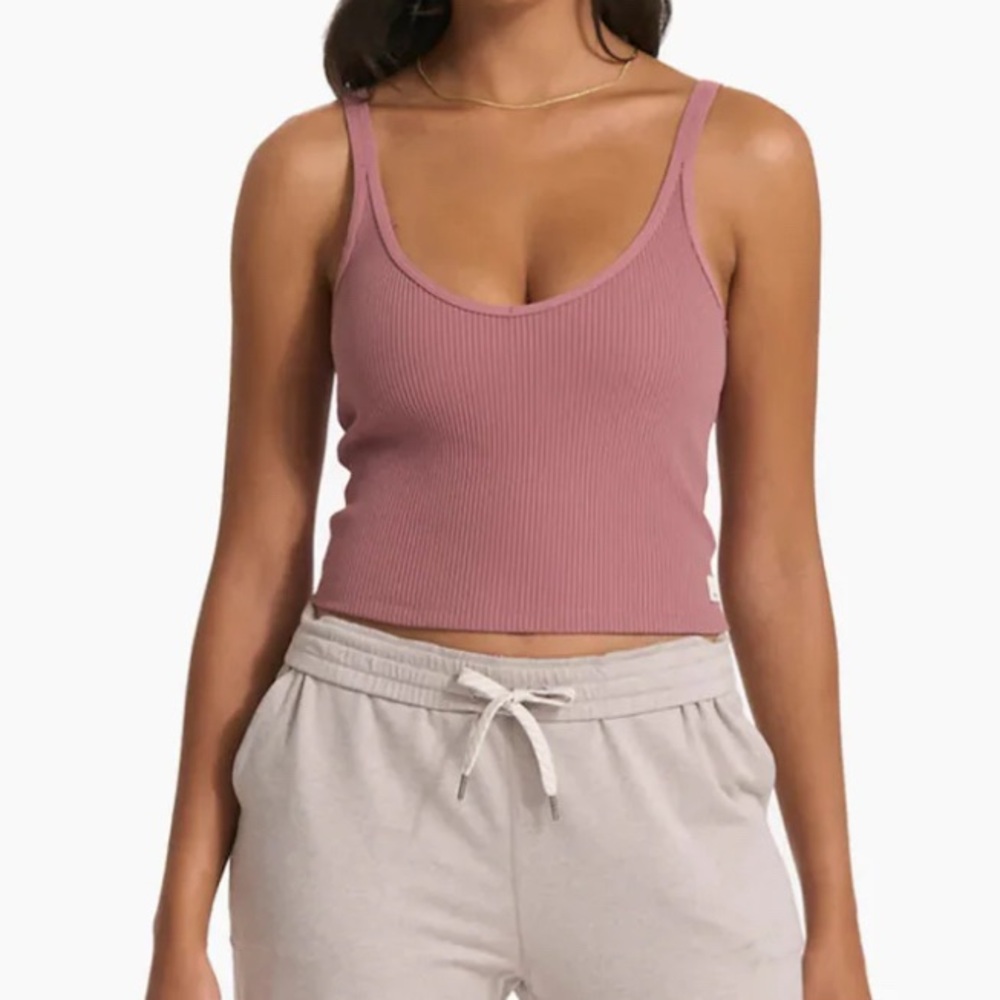 Vuori Women's Rib Crop Tank
 size S